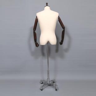 服装模特道展具成人模特布半身男包模特衣架手121臂橱窗示带假人