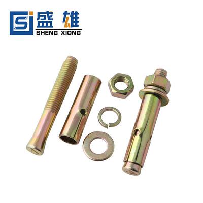 厂家直供国标膨胀螺M丝丝拉爆M68M10845M12爆炸螺膨胀螺栓镀锌