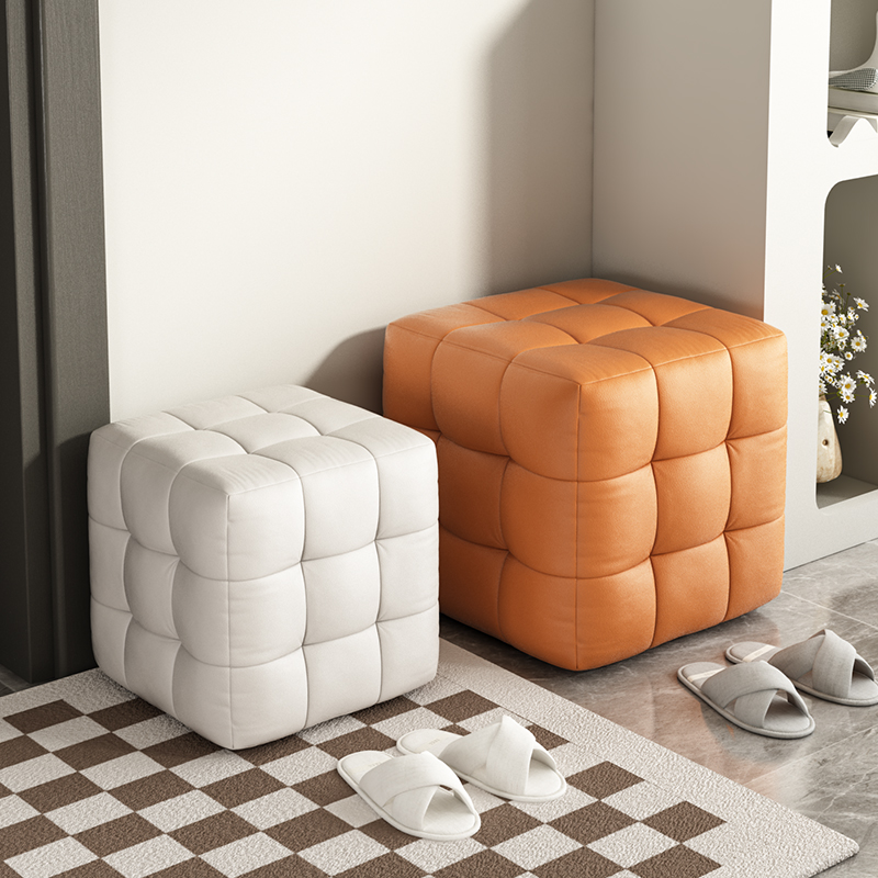 凳子家用门口换鞋凳创意魔方凳可坐式穿鞋凳客厅茶几沙发凳小板凳