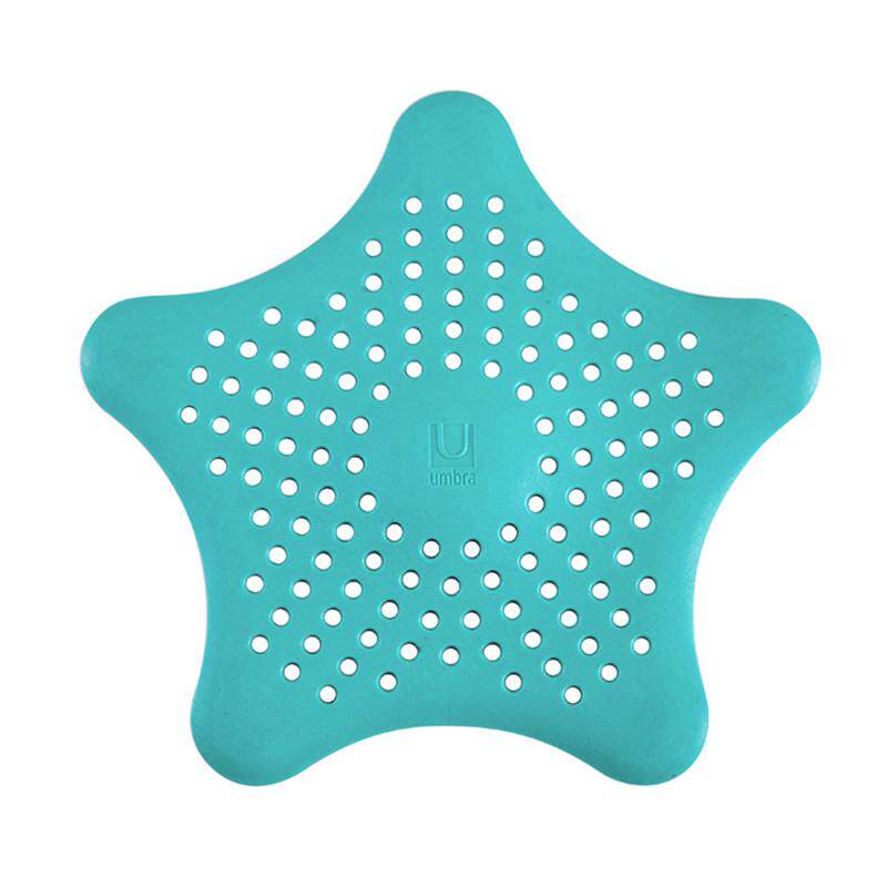 umbra海星过滤网浴室头发阻隔塞防贴水槽堵塞卫生间盖地漏下硅胶