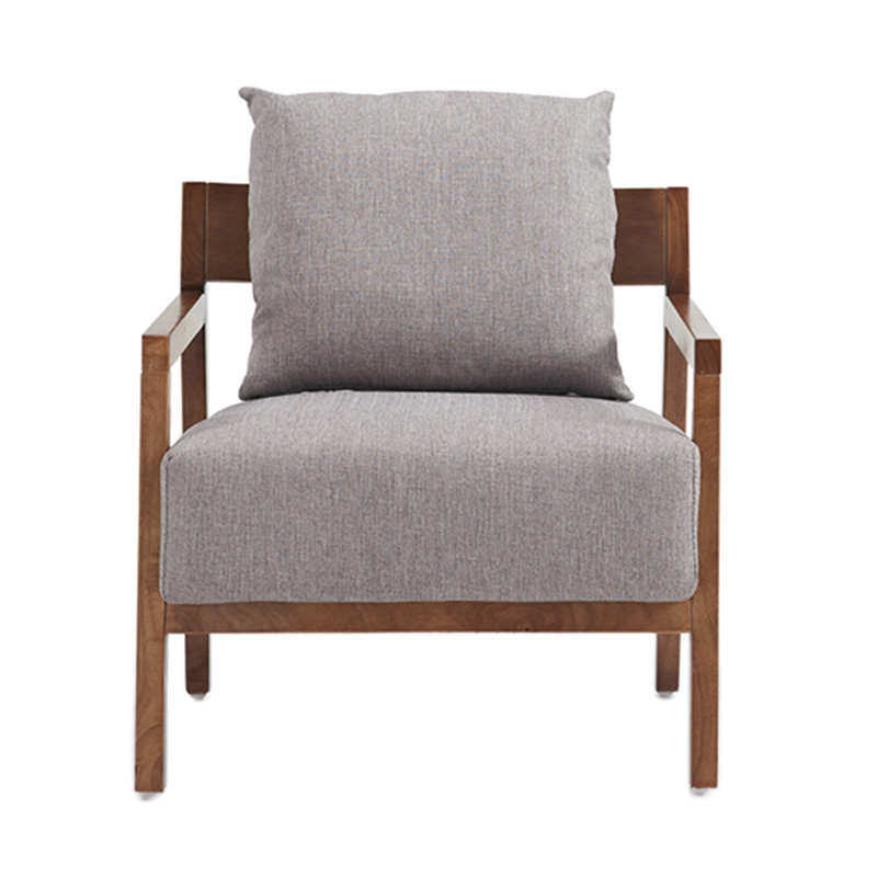 办公沙发茶几组合简约现代接待北欧小户型大布艺沙发实木商务会客