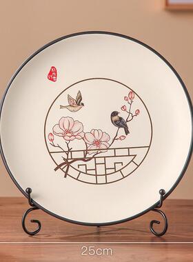 新中式古装国风家居客厅花瓶博古架电视柜玄关陶瓷装饰品摆件茶室