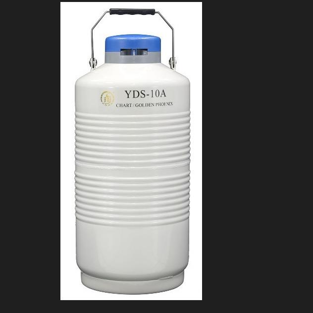 成都金凤 YDS-10A 贮存型液氮生物容器中液氮罐10L细胞智能