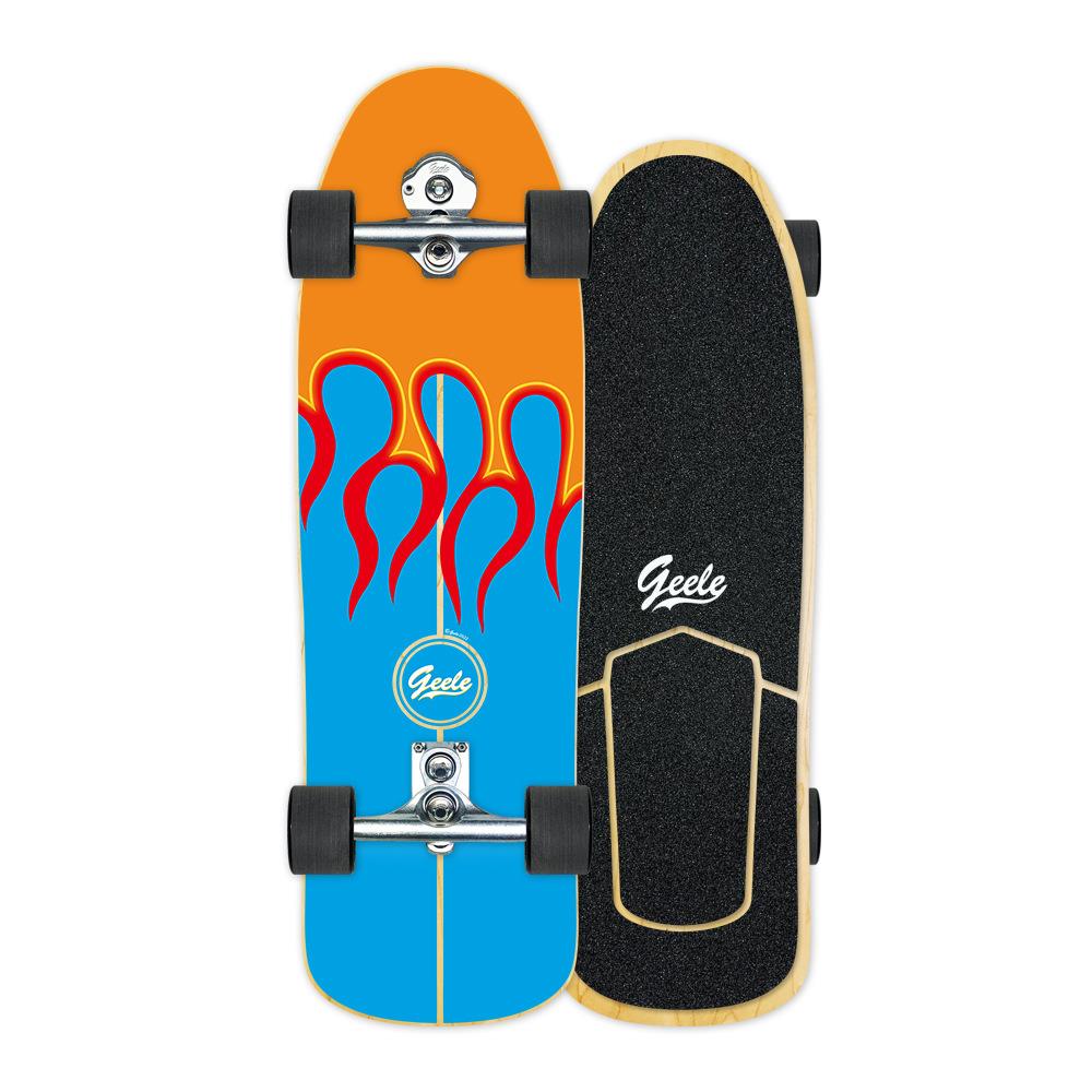 geele陆地冲浪板G5-PRO转向锁定弹簧桥模拟冲浪专业滑雪训练34寸