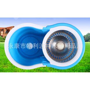 免手洗带出水口手压双驱动825旋拖把自甩干拖把动桶瓶布高脱水转