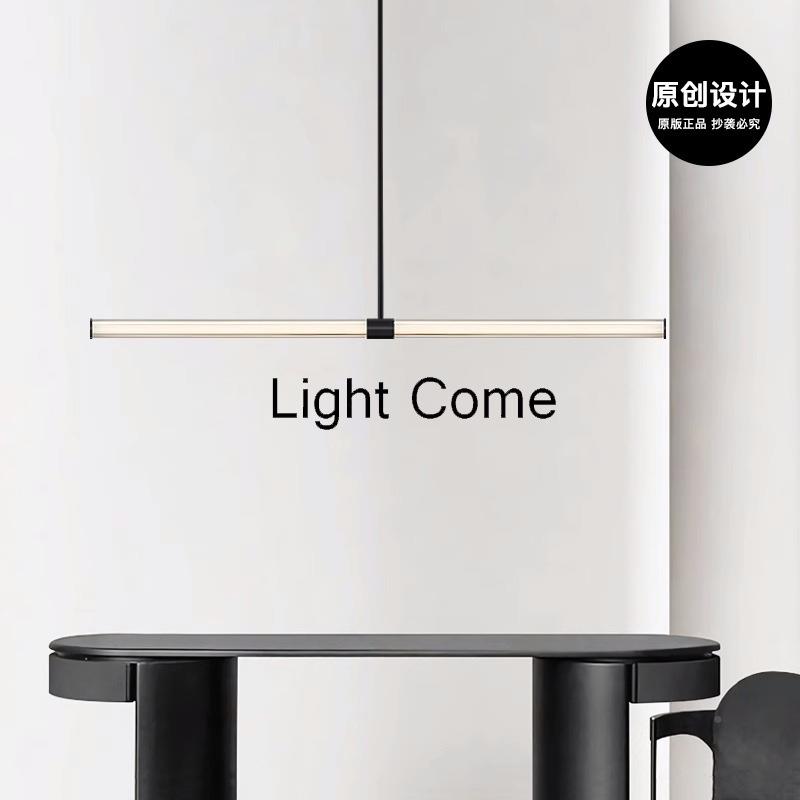 意式极现代简约简餐厅吊灯吧台北欧轻璃奢意光86影玻创全光谱餐厅