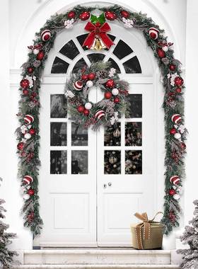 琳杰圣装m饰藤条466180c/72寸加诞密高档挂摆件圣诞节装饰品圣英