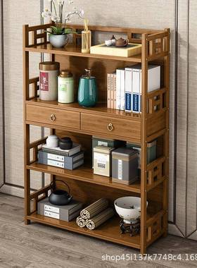 客展厅茶具架茶叶示柜小型博45059架茶室茶架子置物架多古层茶叶