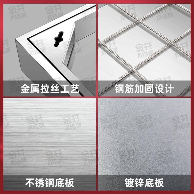 广东盖不341锈盖钢井装方形隐形饰井板雨水污水下水道不锈钢井盖