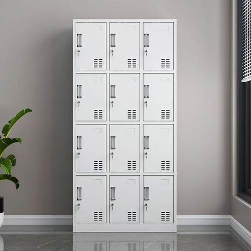 二十四门更衣工员工宿舍存包柜1800mm*9带锁厂储物柜室铁皮柜子浴