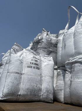 智利OWD2吨建筑材料矿业袋井字兜高承重吨底大吨包2吨子母袋