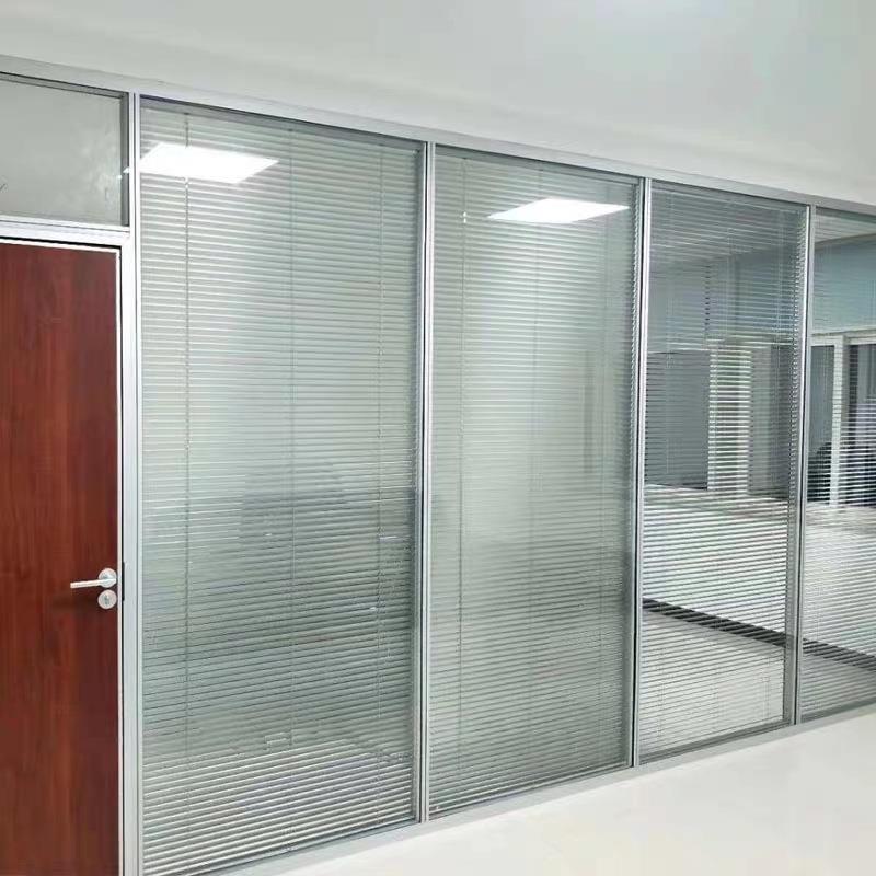 90款双景玻10+12mm单12mm钢化玻璃夹胶玻全璃隔断办公室高ptr660