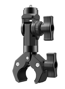 摩新款齿轮大力夹托车载支架适用i力nsGP384ta360蟹GoPro钳夹大固