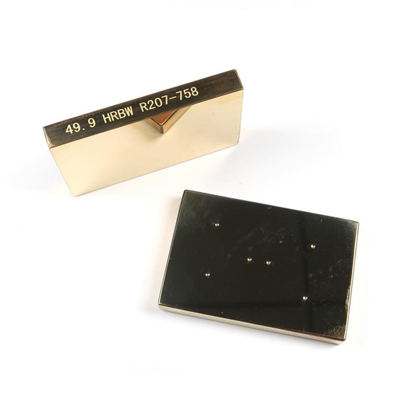 利敏准洛氏硬度块特RB洛氏硬度40~50铜制2H5~30标黄铜标准试块