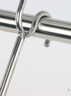 304晾不F9558MHJ锈窗钢实心撑衣杆一体衣叉拉卷帘门挑衣服挂收取