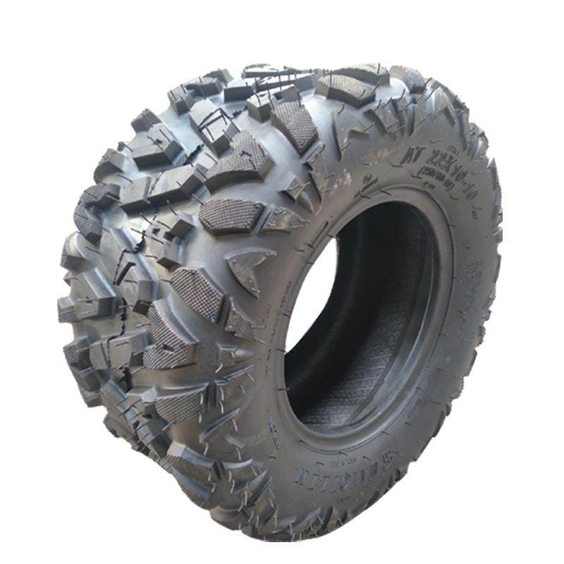 沙滩车830供应22X10-103轮卡丁车2x7-10胎A字花纹加耐厚磨胎配件