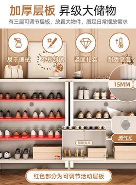 鞋柜储物柜入户玄关一家用大容简约收纳VLK柜出体租防量尘屋储物