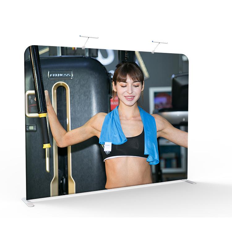 快布展铝金框合架便携式背景签板厂到家直供FM-TB01快幕秀展示速