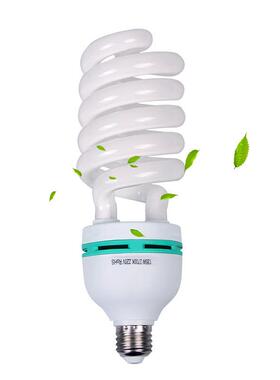 135W影三基色灯泡色温5500K摄影棚摄摄影灯柔光箱专灯用暖白CSH光