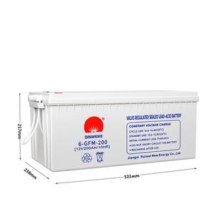 1V铅2酸电100584ah200a池h太阳能胶体储能电池免维GelBatte护ry