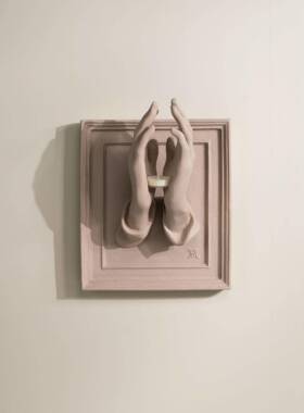 现台代创居意体《祈祷之手》手A125工艺术香薰烛挂件立家民宿酒店