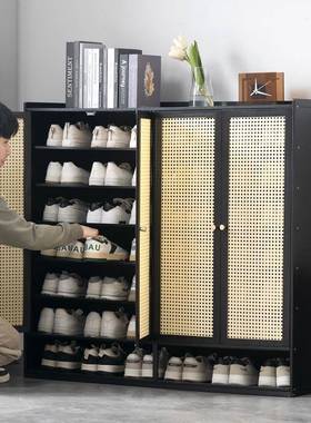 鞋柜家用口鞋架子易收门纳神器省空间简室内舍KRH好看防尘宿出租