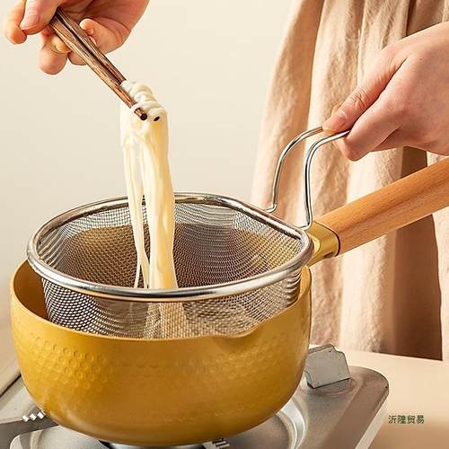 34不锈钢漏勺厨房煮面漏网面条过0滤网面网F9756675篮网漏捞火锅