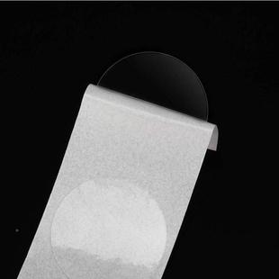 圆形明包卷装 袋盒子专用封口标 CRU卷标卷筒透封口贴强超粘胶水装