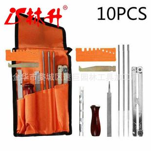 林升厂配家供应FCC适用于斯华纳油锯链条通用磨链胡器大导件架