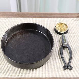 小原流花插花工具套装插器花学日式艺剑山插花器花初道插花材花盆