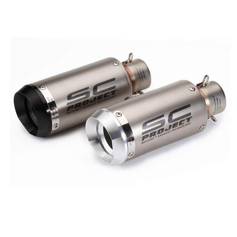 摩托跑车kawasaki 250 400 yamahaR1 R3黄龙600改装SC排气管51mm