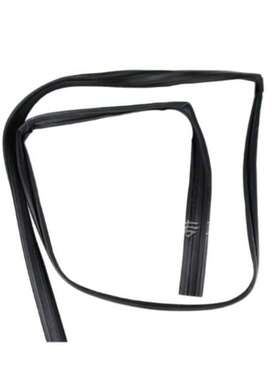 普拉多车门窗玻璃升降胶条玻璃绒槽前后门车窗玻璃密封霸道68142