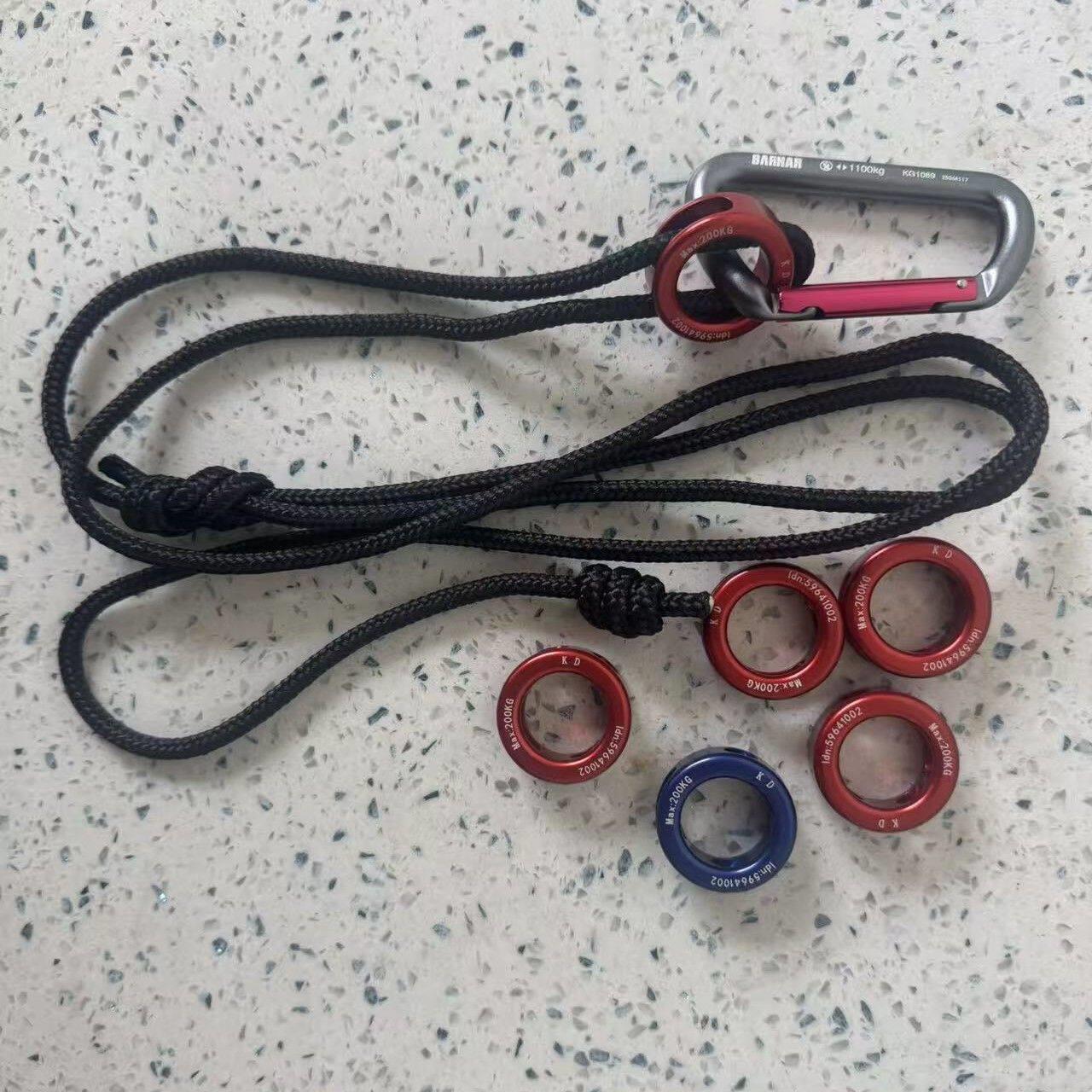 高空作业防坠落工具安全绳失手绳尼龙绳工具防丢绳空调外机可调节