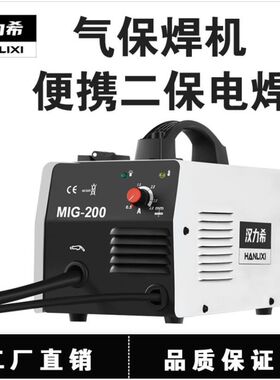 便携式焊机手提逆变气保电焊机220V小型家用氩弧二保电焊机