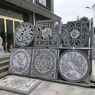 石雕迎门玉背景墙外照壁庭院户雕摆件青头zqsy-970屏风雕刻汉白浮