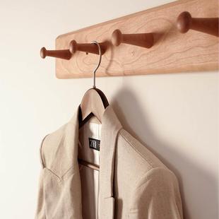 木衣架01个美复式古F98HMS88防滑家用挂衣物质架子酒店衣帽间实木