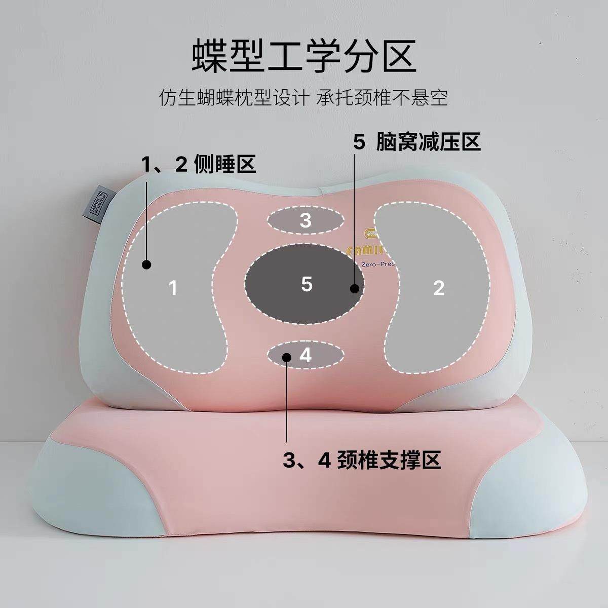 新款零生物基枕家用成人LK-0725-枕学头护颈椎助睡眠生压宿舍单人,床上用品,功能枕/保健枕/养生枕,淘宝优惠券,粉丝福利购,淘宝优惠卷