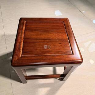 洲酸枝小方凳家用厅LTP客新中非式椅子实木小矮凳童板凳儿木凳子