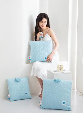 IQA全棉子花千朵系列抱被ins轻奢靠枕靠沙枕发垫被两用二合一抱枕