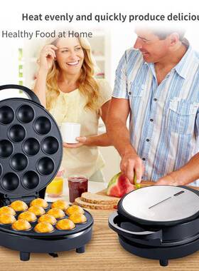 4孔章包鱼烧1机蛋糕机自08011动控温烘焙面机丸子机圆饼早机餐三