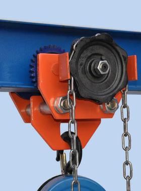 手YLJ推5车0跑./1/2//t吨工字钢滑车3起重滑轮手拉电动葫芦单轨行