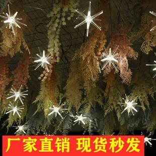 婚庆道装 饰 挂10头海胆吊灯689白光发光水滴吊串吊顶具舞台布置装