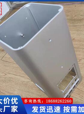 QZK复仪方形带孔应圆角铝方管电子电器外壳厂家供铝合金牙方管外