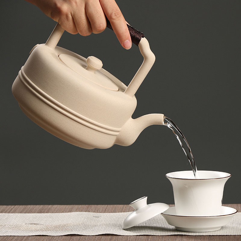 日式家用耐高温陶壶煮茶烧水壶大容量泡茶煮茶器陶瓷功夫茶具茶壶