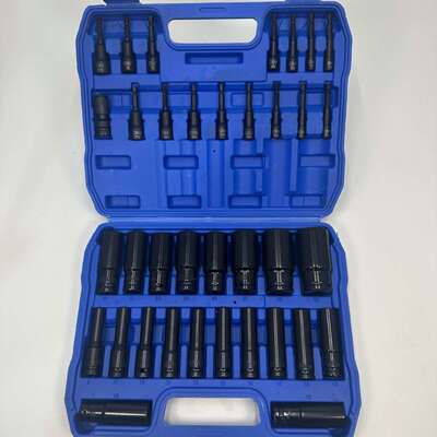 36PC套筒工具套装公英制套筒汽修工具修车工具套筒全套一整套