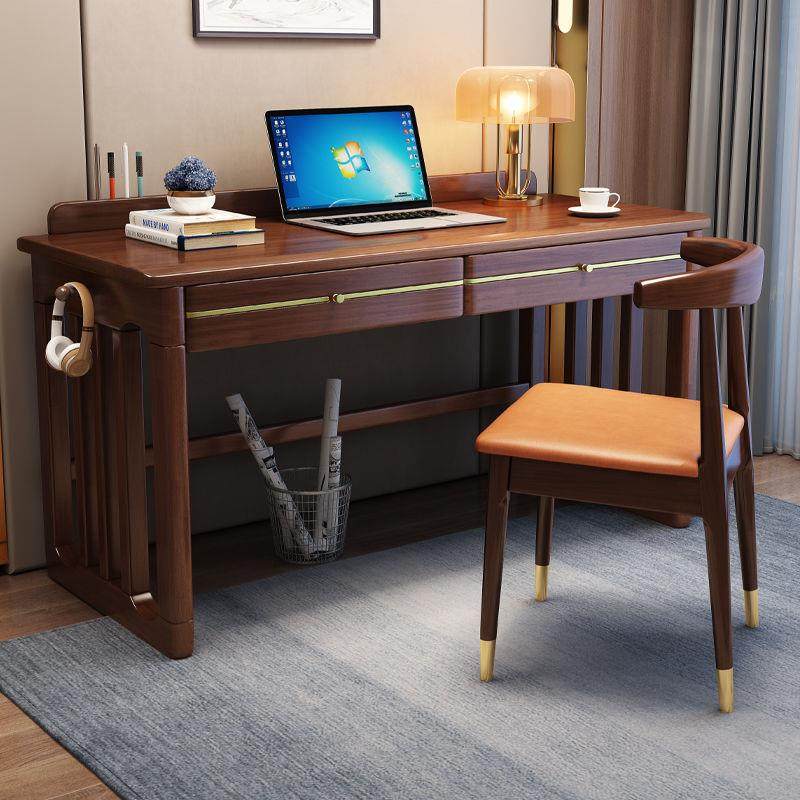 新中式实木书桌椅一套轻奢高端台式电脑桌家用办公桌学生写字桌子,鲜花速递/花卉仿真/绿植园艺,割草机/草坪机,淘宝优惠券,粉丝福利购,淘宝优惠卷