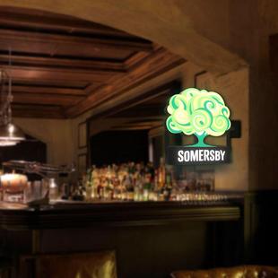 广州厂家异形双面室外树造型防水户外灯箱广告LED不锈钢防水灯箱