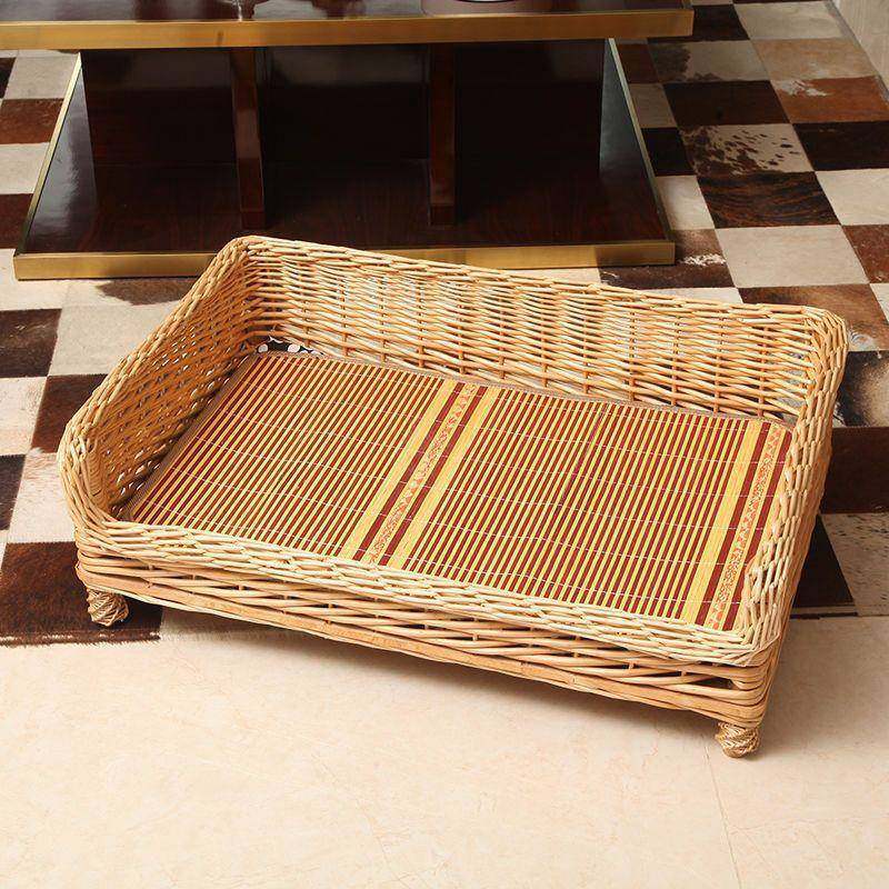 藤编狗窝离地防潮狗床四季通用狗产房夏季猫窝大中小型犬舍宠物窝,鲜花速递/花卉仿真/绿植园艺,割草机/草坪机,淘宝优惠券,粉丝福利购,淘宝优惠卷