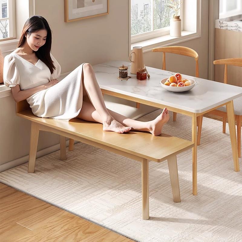 换鞋凳门餐口家用尾入户门约换鞋实木长条凳中式桌长凳简90623卧