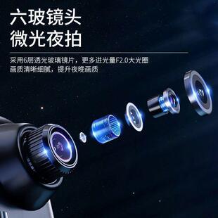 新款汽后视镜行车记录仪触摸高屏双镜头前OSQ后录像倒车影像10车8